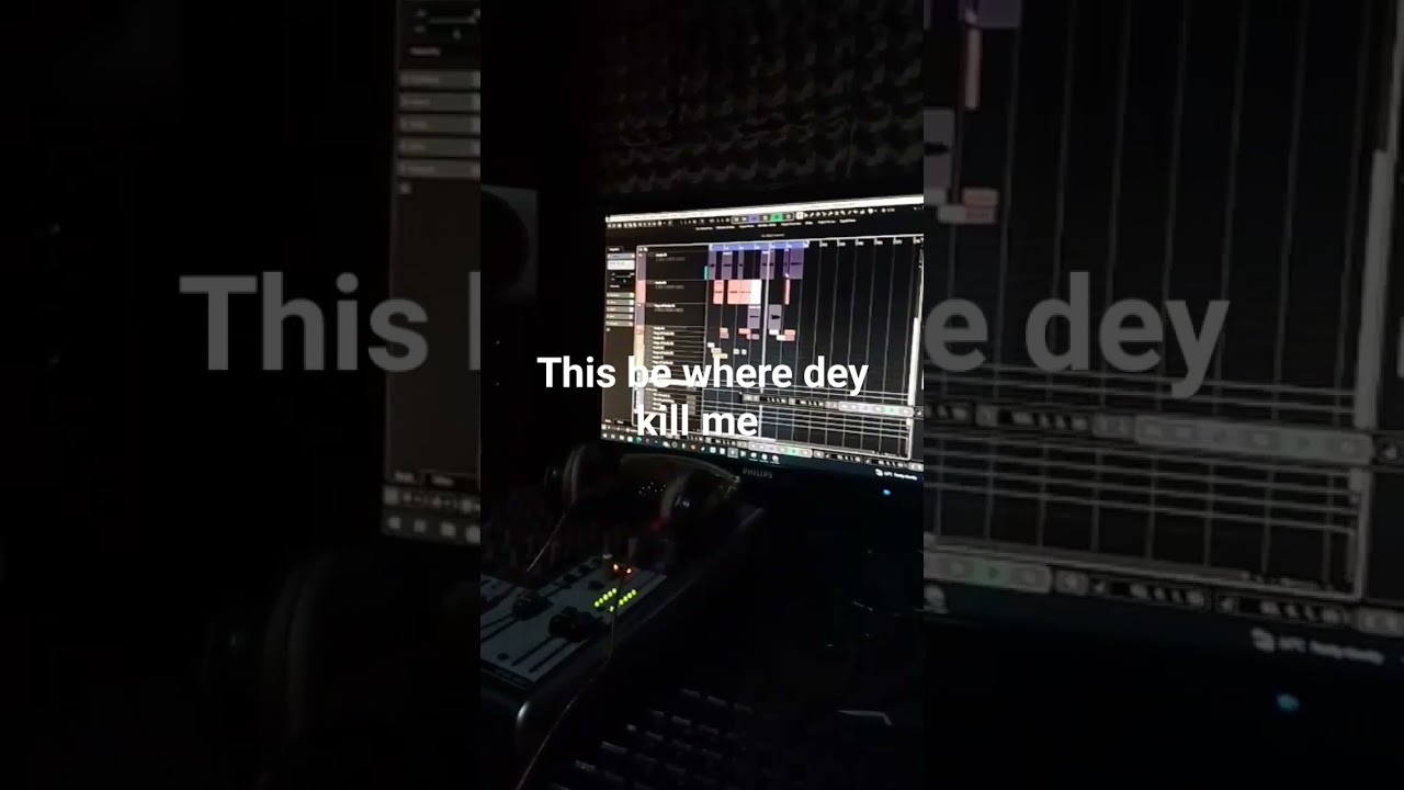 jungleyaad recording sugar ranking on hilife produced by @kofidagaati