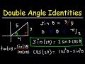 Double Angle Identities & Formulas of Sin, Cos & Tan - Trigonometry