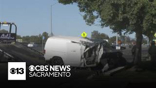 Crash on Auburn Boulevard sends 4 to hospital, including 1-year-old