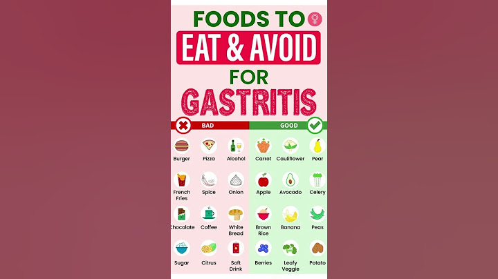 Gastritis Diet - Best & Worst Foods For Gastritis
