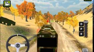 Offroad Army Bus Simulator 3D - Realistic Driving & Transport Military Officials iOS Gameplay screenshot 4