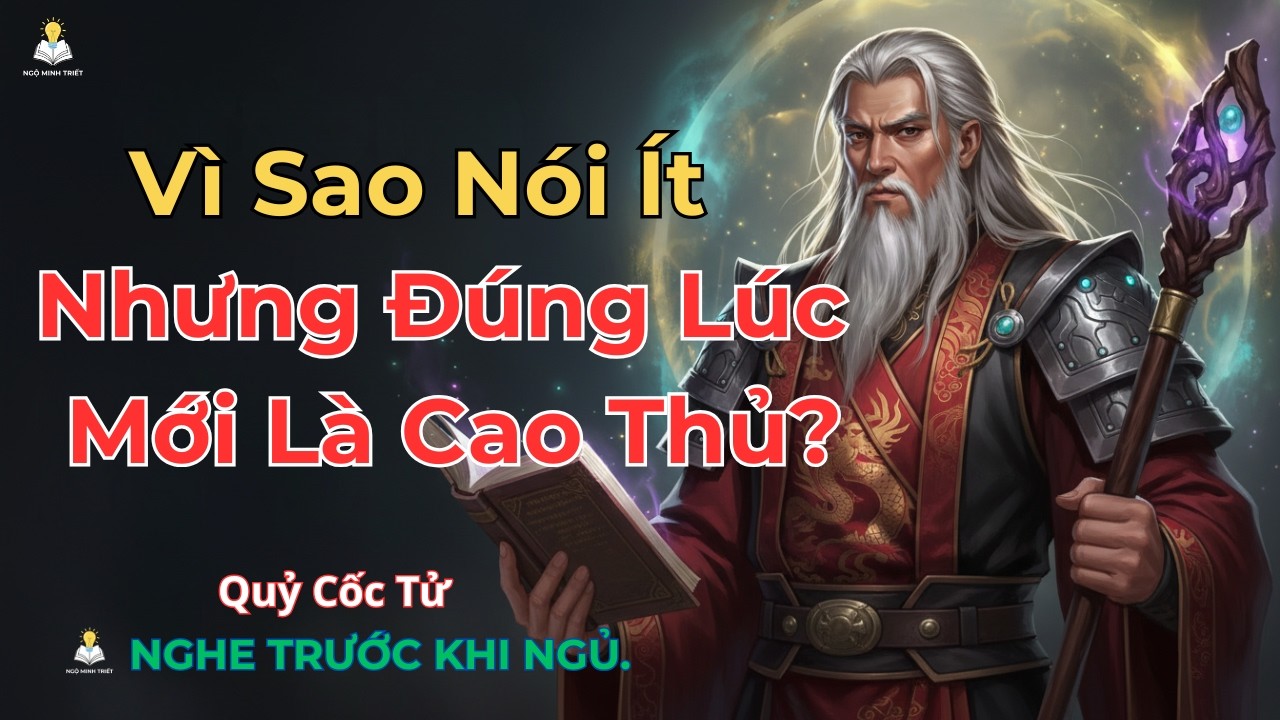 Vì sao nói ít nhưng đúng lúc mới là cao thủ? Ngộ Minh Triết Audio