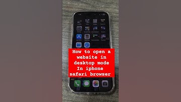 iPhone features tips & tricks : How to  open a website in desktop view mode in iphone safari browser