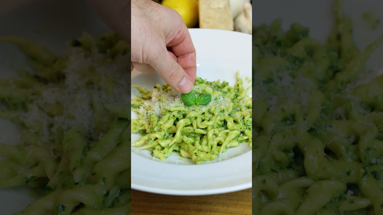 Míralo en vídeo — Trofie al Pesto Genovese