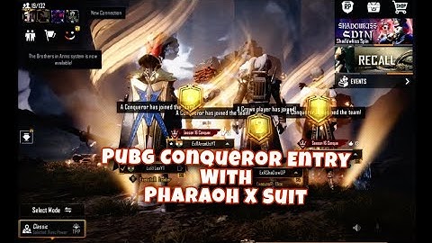 PUBG - Conquer Attitude Status | Pubg Conqueror Entry