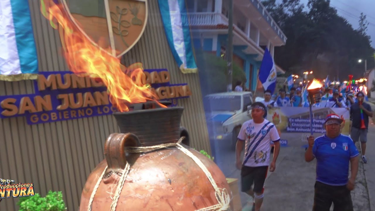 TRAIDA DE ANTORCHA, Desde el Paraje Chicorral Asia San Juan la Laguna. PARTE 2