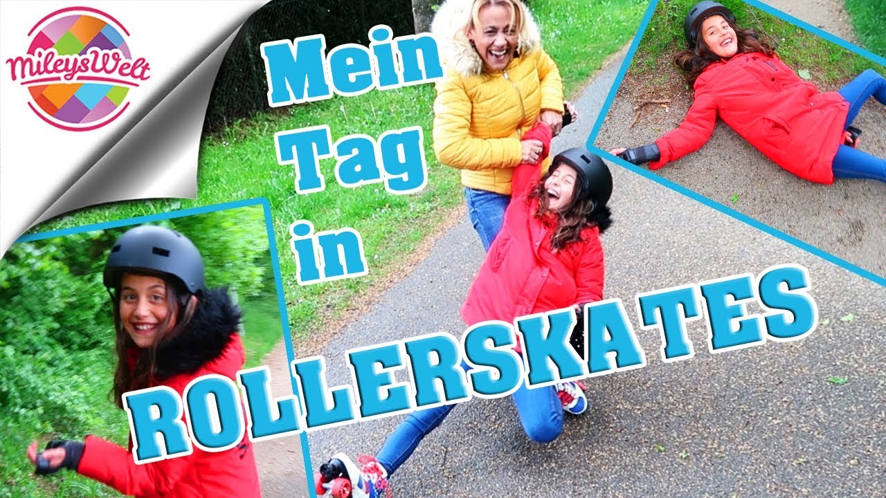 Miley übt Rollerskates fahren  🤪 keine gute IDEE ? - Mileys Welt