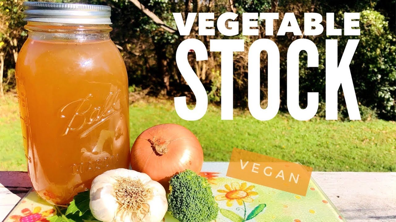 How to make vegetable broth from SCRAPS. No WASTE veggie broth. Best