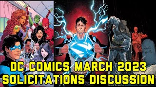 DC Comics March 2023 Solicitations Discussion