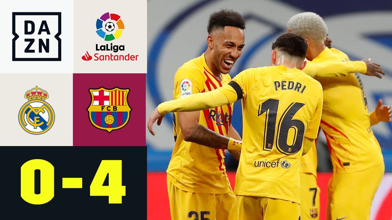 Clasico-Wahnsinn! Barca für Real eine Nummer zu groß Real Madrid - FC Barcelona 04 LaLiga DAZN