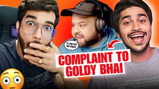 Goldy Bhai Angry On Snax After Joker Complaint About This…😳