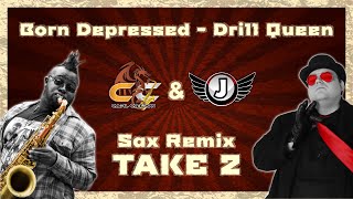 Born Depressed(Take 2) - Jimquisition  PARTY Sax Remix - Drill Queen | Carl Catron & Jim Sterling Resimi