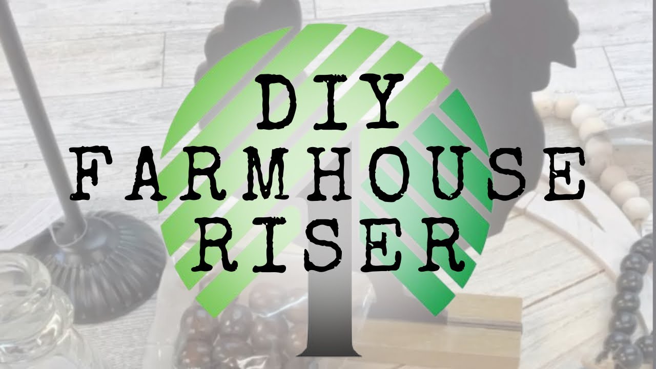 Diy Tree Riser Candy DIY farmhouse riser | Dollar Tree - YouTube