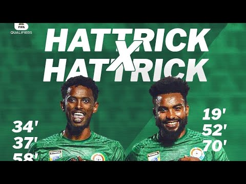 Ethiopia Vs Djibouti Match Highlights 2026 FIFA World Cup Qualifiers Nasir Scored Hattrick