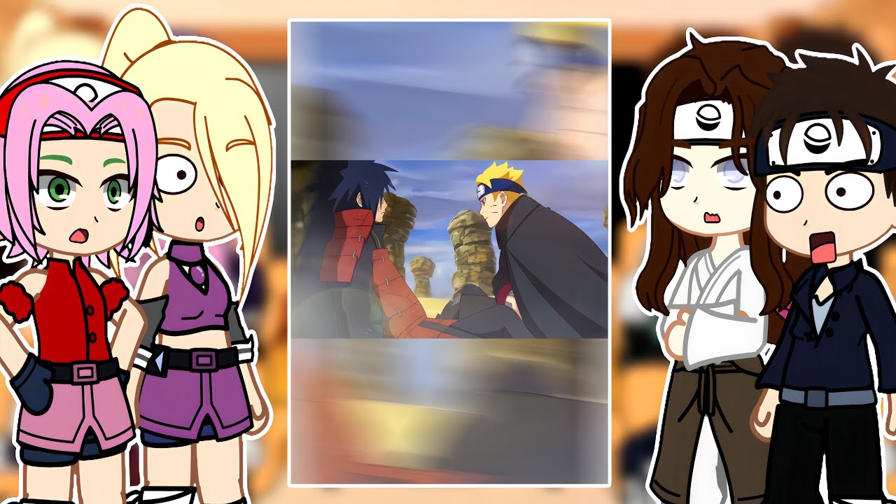 Friends Naruto React To Future // Boruto Vs Madara