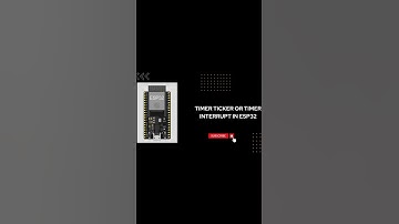 How to use a Timer Ticker or Timer interrupt in ESP32. #shortsfeed #esp32project #timer ticker