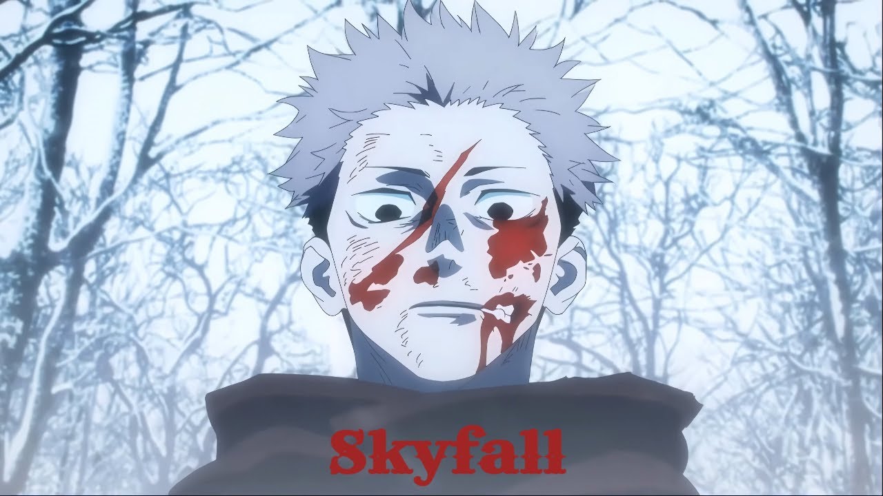 Итадори охотится на Махито (4K 60fps) | Skyfall | Магическая битва ...