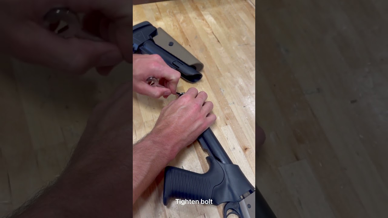 How to install BRM REMINGTON 870 SHOCKFORCE stock