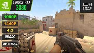 RTX 3080 | Counter Strike 2 | 1080P, 1440P, 4:3 Low, Max & Optimal Settings