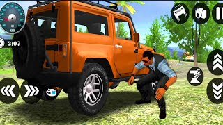 4x4 Police Monster Truck - 4x4 Offroad SUV Monster Truck Simulator - Mobile Gameplay #13 screenshot 5