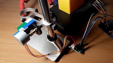 Superglue 28BYJ48 stepper motor to control microscope stand wheel