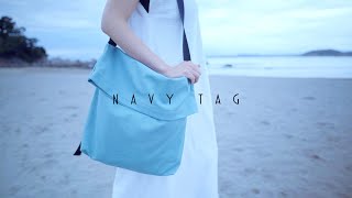 BAYGARAGE - Navy Tag 2022 -　Canvas Shoulder Bag Navy tag x NL Exclusive