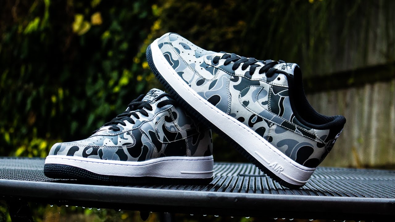 nike air force one reflective camo