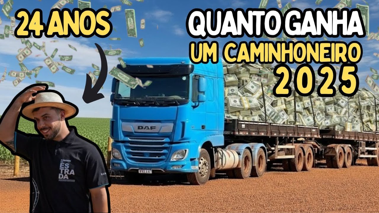 Quanto ganha um caminhoneiro em 2025? Salário, fretes e custos reais 🚛💰