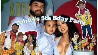 Adriels 5Th Birthday Party Toy Story Theme