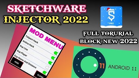 injector making method 2022 ,in sketchware all block tutorial, Android 11 use injector free crose