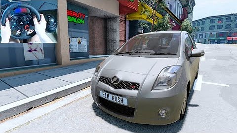 Toyota Yaris / Vitz ( XP90 ) | BeamNG Drive | Logitech G29 Gameplay