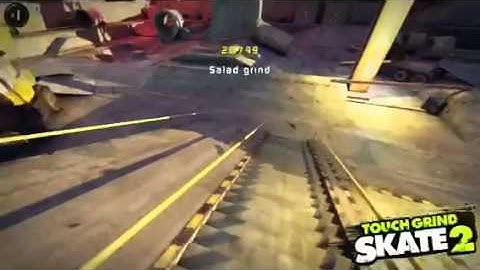Touchgrind skate 2 rail session