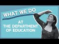 Welcome to the department of education