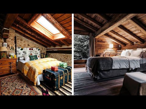 Video: Slaapkamer in een houten huis: design highlights