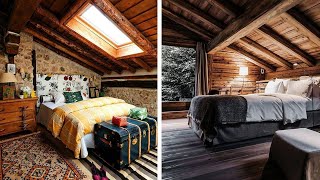 Top 50 Rustic Attic Bedrooms | Wooden Bedrooms Interior Design |Home Decor Ideas