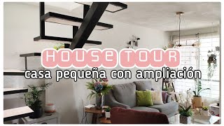 House Tour casa pequeña de Infonavit con ampliación espacio abierto #house #infonavit