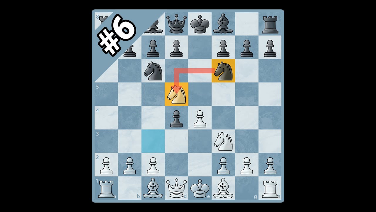 Белградский гамбит за белых #2: вариант 5.Nd5 Nxd5?! ♟ Шотландский вариант в дебюте четырёх коней