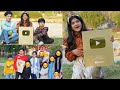 GOLDEN PLAY BUTTON UNBOXING | with fans Vlog | MoonVines
