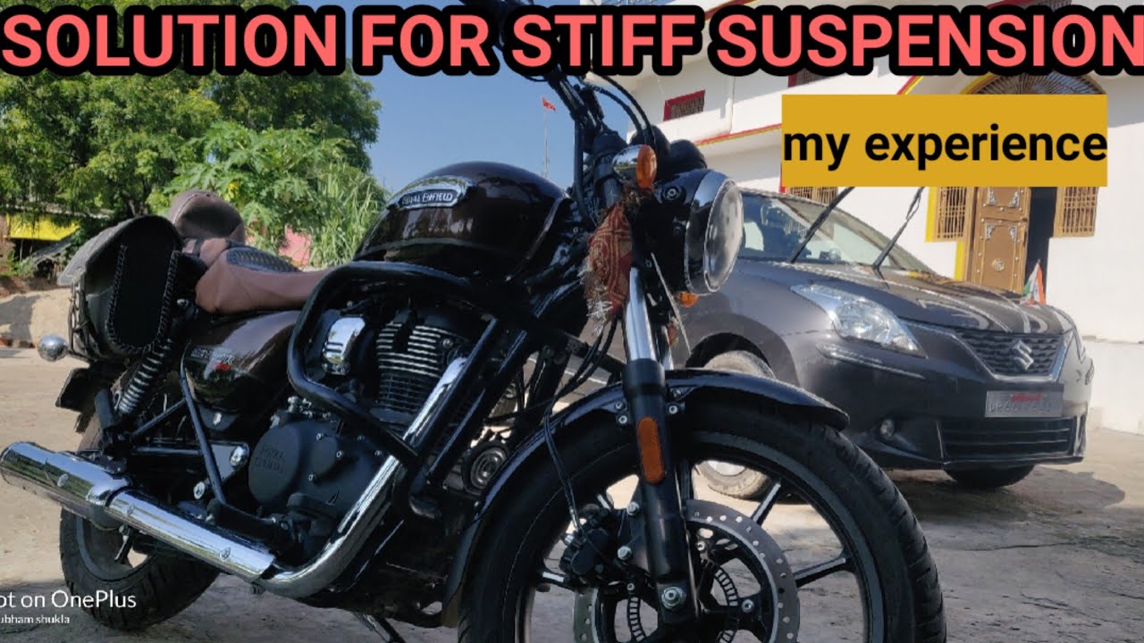 Meteor 350 Stiff Rear suspension Solution ? My Experience as a owner Try it Meteor 350