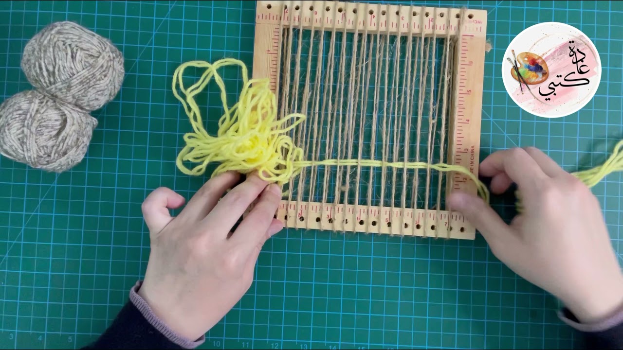 القيم الفنية والجماليه للمنسوجات.. نول الاطار البسيط