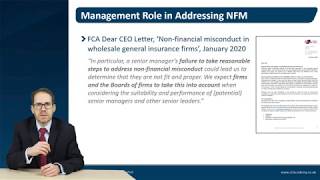 SM&CR Virtual Event: Session 4 - Non-financial Misconduct