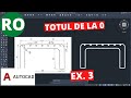 AutoCAD 2021 | Totul de la 0 | Exercițiu pentru începători 3 | Limba română