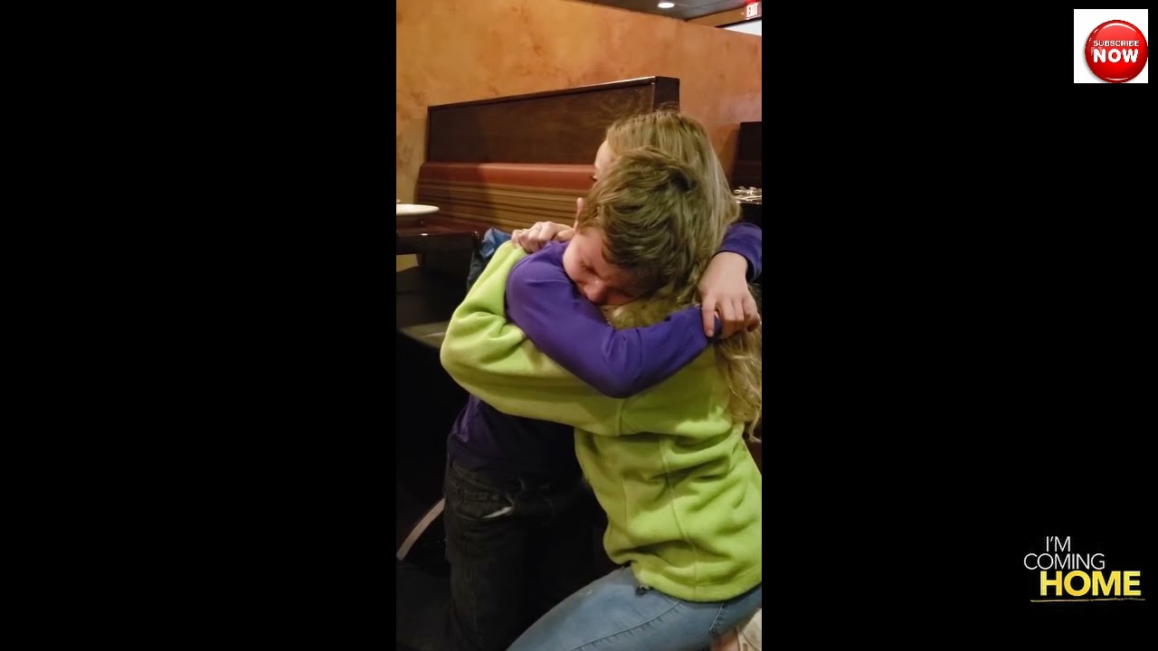Sister surprises younger brother #happytears