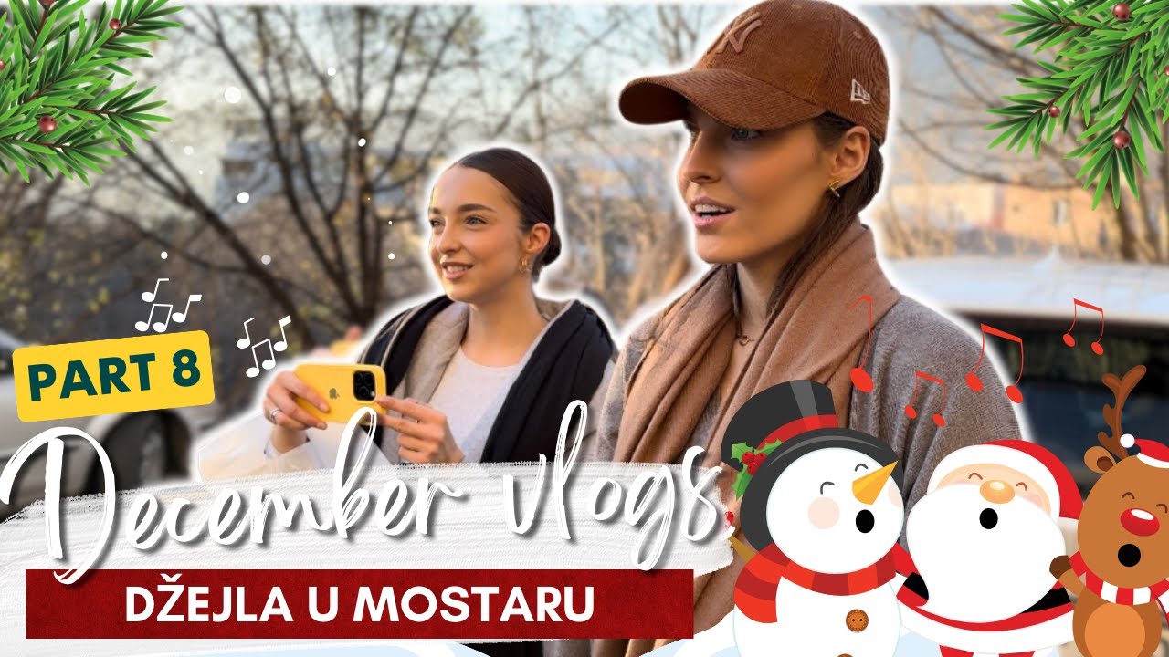 Decembar vlog 8 - Džejlin nastup u Mostaru, novogodišnji pokloni...