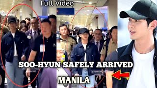 Shocking! Kim Soo hyun and His Real Girlfriend Safely Arrived Manila holding Hands
