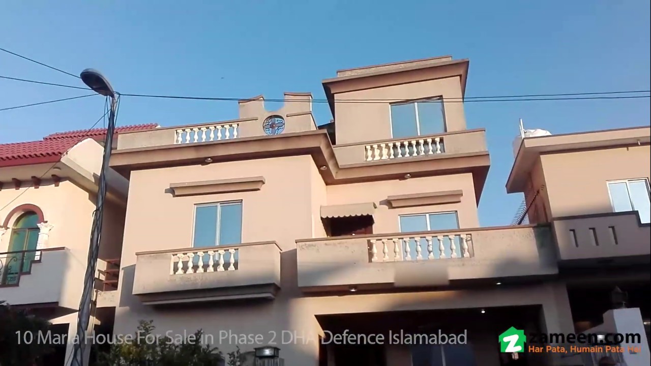 10 MARLA HOUSE FOR SALE IN PHASE 2 DHA ISLAMABAD YouTube