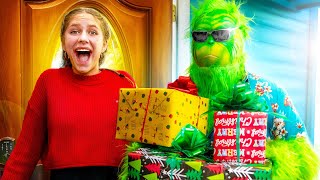 imposter alert green christmas monster posing as uncle