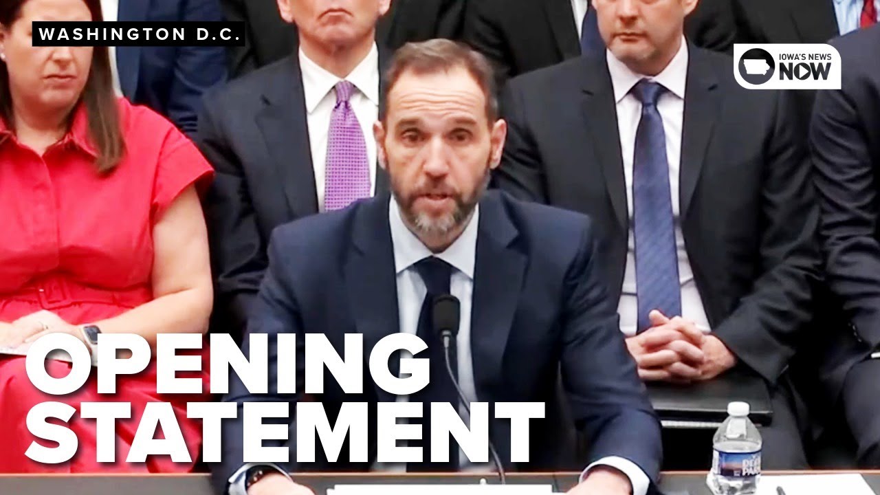 Former Special Counsel Jack Smith gives his opening statement during House testimony