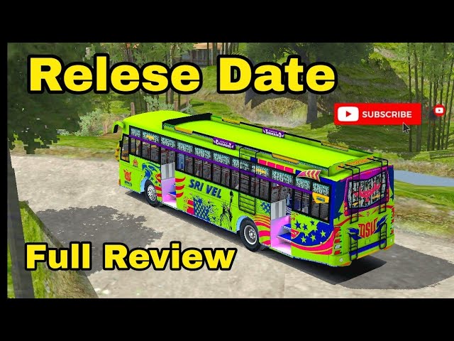 Relese Date ⁉️ Sri Velmurugan Bus Mod for Bus simulator Indonesia #newbusmodforbussid #tnpvtbus class=