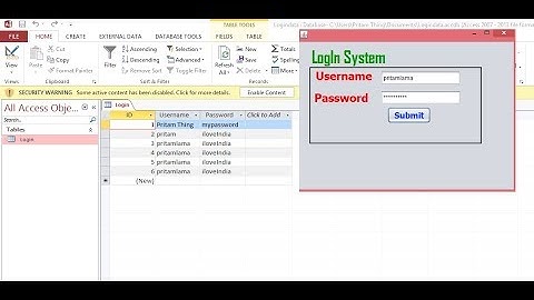How To Connect Database  To Java Netbeans Login System